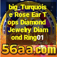 Diamond Jewelers India on Ads India  Turquoise Rose Ear Tops  Diamond Jewelry  Diamond Ring